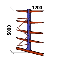 Add On bay 5000x1500x2x1200,5 levels