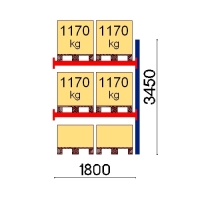 Add On bay 3450x1800 1170kg/pallet,6 EUR pallets