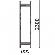 Gavel 2300x600 ZN, Kasten