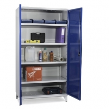 Verkstadsskåp, 4 hyllor, 2000Hx1000Bx630D helsvetsat