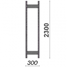 Gavel 2300x300 ZN, Kasten