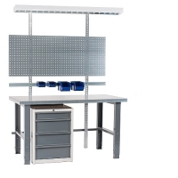 Workstation 1500x800 with steel top