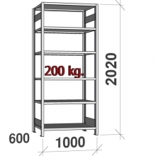 Starter bay 2020x1000x600, 6 shelves, ZN Kasten used