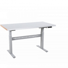 El. Worktable with steel board 1600x800mm/300 kg,