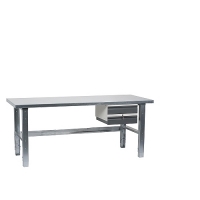 Workstation 1500x800 with steel top