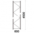 Hyllgavel 4500x600 mm MAXI