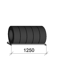 Däckhylla 1250x500