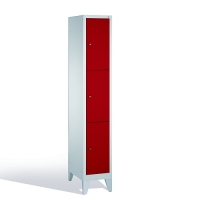 3-tier locker, 3 doors, 1850x320x500 mm