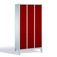 3-tier locker, 9 doors, 1850x900x500 mm