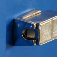 Padlock pin for clothing cabinet