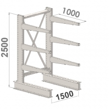 Grenställ startsektion 2500x1500x1000,6 x arm