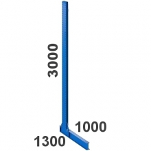 Grenställ enkelpelare 3000Hx1000/1300D STRONG