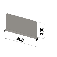 Shelf divider 400x300 zn
