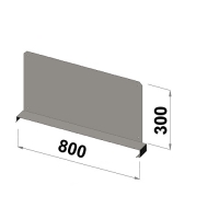 Shelf divider 800x300 zn