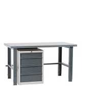 Workstation 1500x800 with steel top