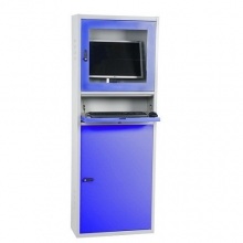 Computer cabinet 1730x280x640 mm grey/blue