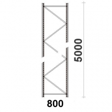 Hyllgavel 5000x800 mm MAXI