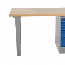 Bord m hurts 5 låd. 1600x800 mm, Ek