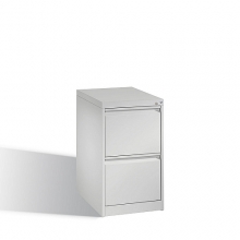 C2000 Acurado filing cabinet, 2 drawers, 733x433x590mm, RAL7035