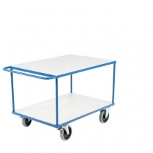 Shelf trolley 2 shelves 1350x800x875mm, 500kg