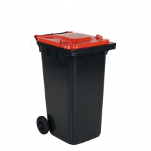 Refuse bin 240L, red lid