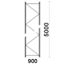 Hyllgavel 5000x900 mm MAXI